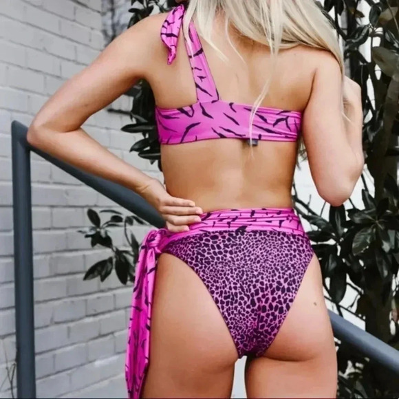 NEW! “Wild Riot” Zebra High Waisted Bikini Bottoms - Picture 10 of 14